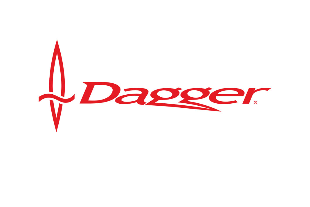Dagger logo displayed on the Dagger Super Ego kayak review