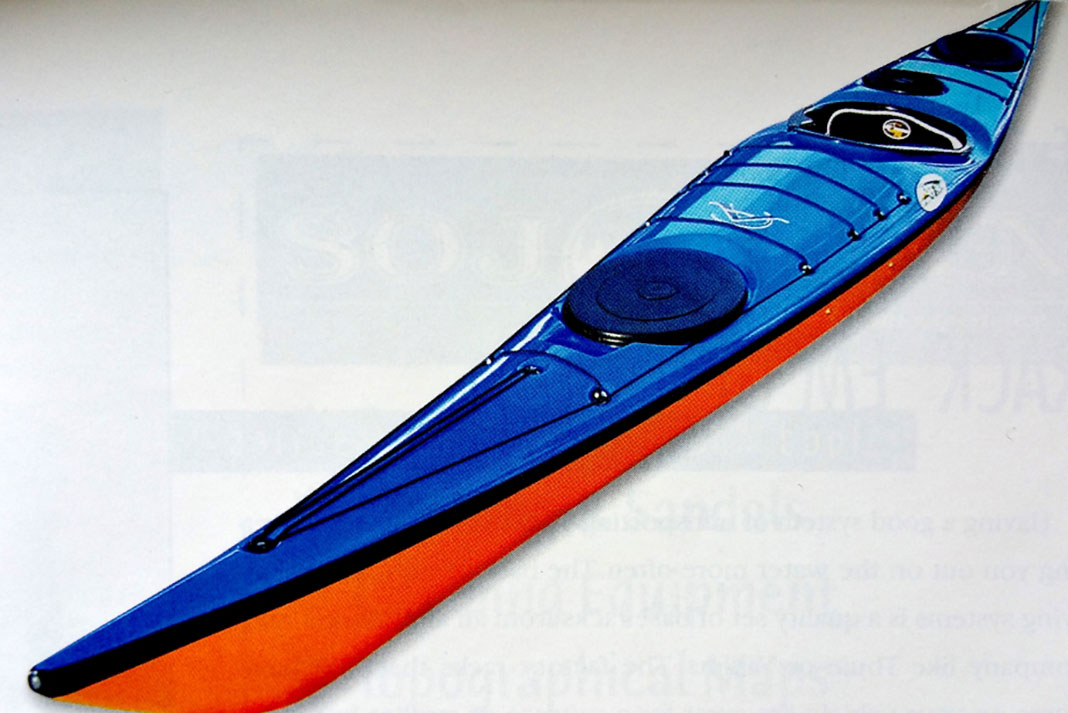 Promotional image of the Azul Sultan kayak