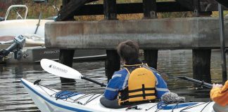 Man paddles in a Seaward Passat G3 kayak