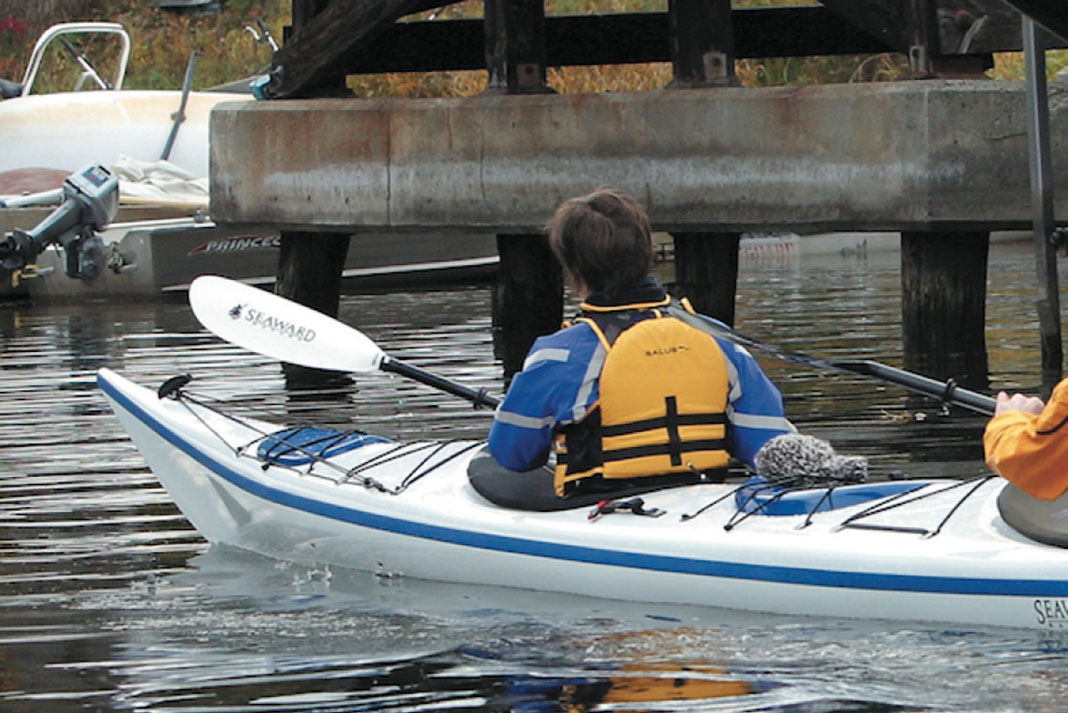 Man paddles in a Seaward Passat G3 kayak