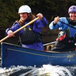 Esquif Pocket Canyon Canoe Review Two women paddling in an Esquif Pocket Canyon canoe