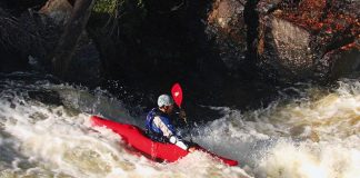 Whitewater kayaking in the updated Dagger Mamba