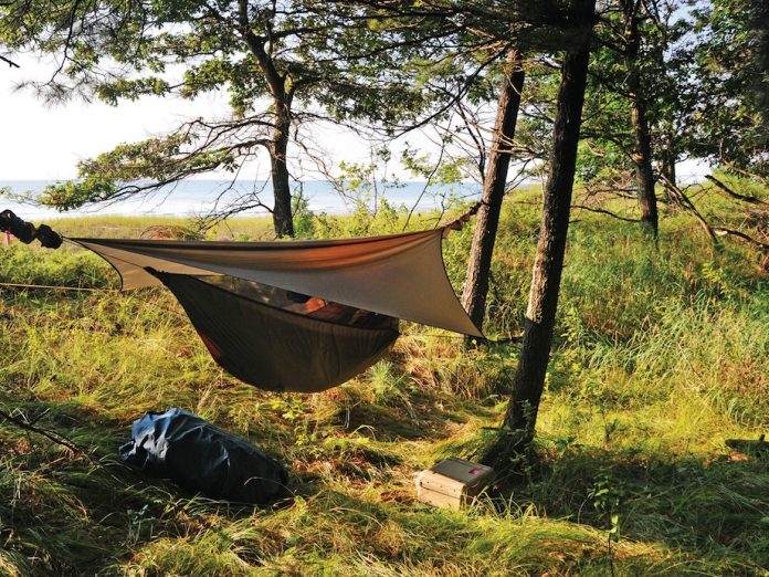 Sleep right in a hammock. Photo: Stephen Brede