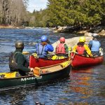 Canoe Skill: How To Read Whitewater group of canoeists learn how to read whitewater