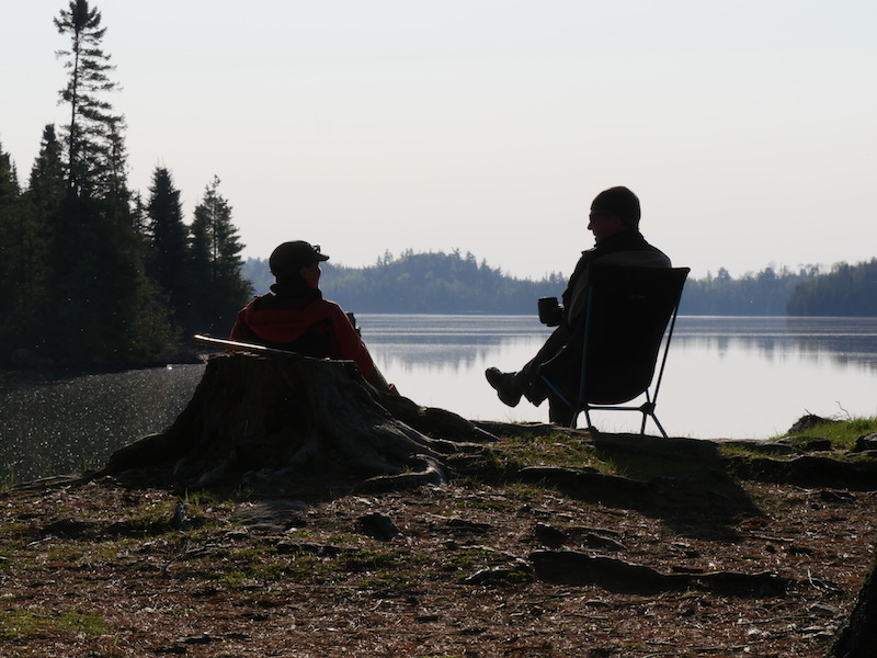Dave and Amy Freeman in the BWCA