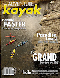 Cover of the Winter 2003 issue of Adventure Kayak Magazine
