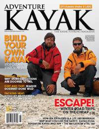 This article on a paddling trip through the US and Canada was published in the Summer/Fall 2010 issue of Adventure Kayak magazine.
