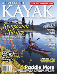 Cover of the Spring 2013 issue of Adventure Kayak magazine
