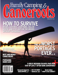 Cover of the Summer/Fall 2010 issue of Canoeroots Magazine