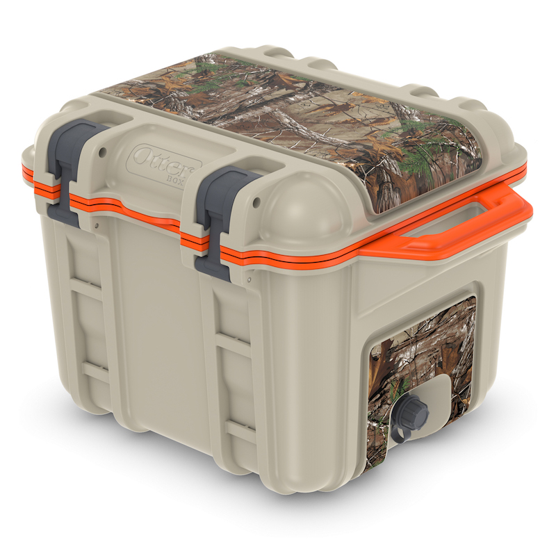 A shot of a closed venture cooler from otterbox.