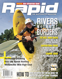 This article on running Boundary Creek was published in the Early Summer 2008 issue of Rapid magazine.