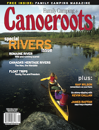 Cover of the Spring 2006 issue of Canoeroots Magazine