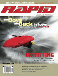 Cover of the Spring 2005 issue of Rapid Magazine