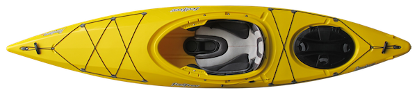 Promotional top-down image of the Feelfree Adventura kayak