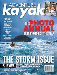 This article on paddling guides in their 70's was published in the Fall 2008 issue of Adventure Kayak magazine.