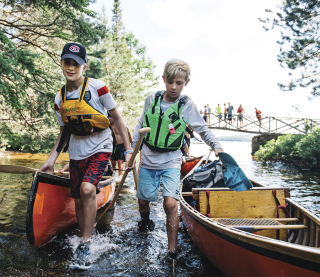 Summer camp enrollment is up. Say hello to tomorrow's guides, instructors, builders and parents. | Photo by: Mike Last.