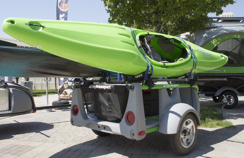 A SylvanSport trailer for kayaks