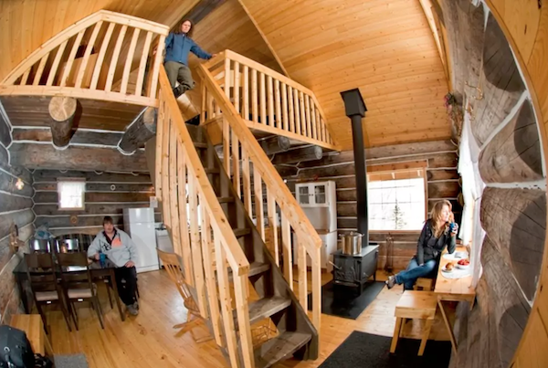 An Airbnb, off the grid rental in Whitehorse, Yukon