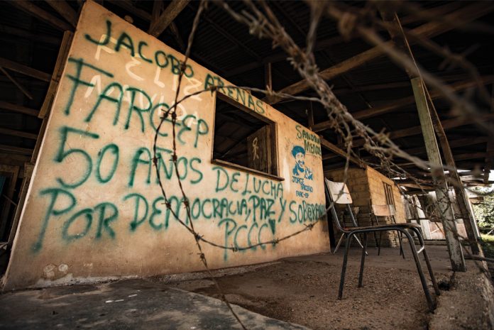 graffiti on an abandoned building in Columbia