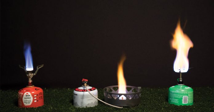 3 small stoves in a row
