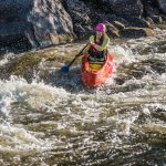 Solo Canoe Review: Esquif Canoes’ Extasy Creek Boat Mel Lindsay paddling Esquif Canoe's OC1 canoe down a rapid