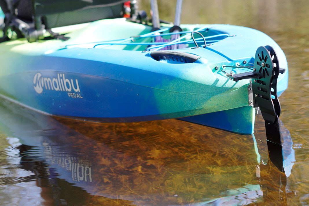 rudder of Malibu ocean kayak