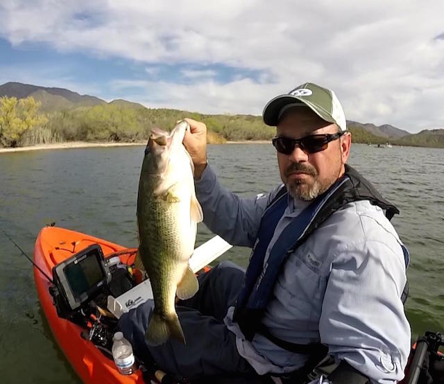Missing first place by one inch, Brian Soefje had to settle for this hog and the big bass title. Missing first place by one inch, Brian Soefje had to settle for this hog and the big bass title. Photo: Brian Soefje