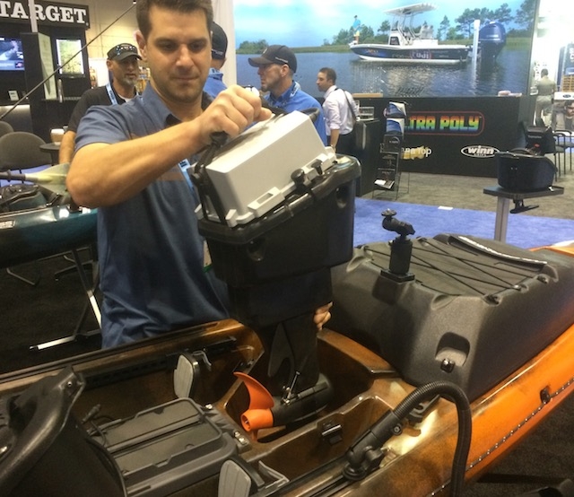 After much rumor and speculation, the new Flex Pod Motor Drive was unveiled. After much rumor and speculation, the new Flex Pod Motor Drive was unveiled. Photos: Ric Burnley