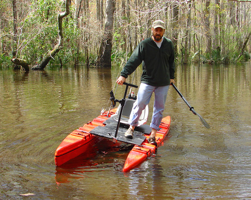 native biyak catamaran kayak