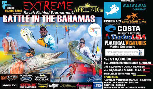 Do you have what it takes to win the Extreme Kayak Fishing 2016 Battle In The Bahamas? 