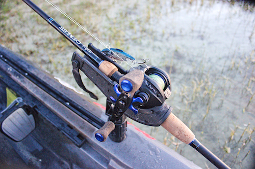 Football jigs and swim jigs will let you probe the bottom for big bass.