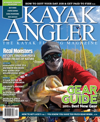 Cover of the Early Summer 2015 issue of Kayak Angler Magazine