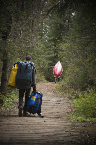 A long portage is the easiest way to add some Type III fun to a trip.