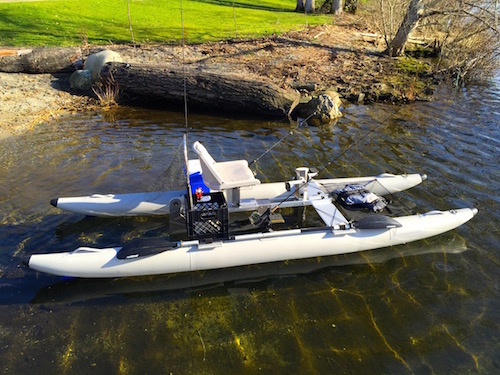 First Look: Pedal Drive Pontoon Boat