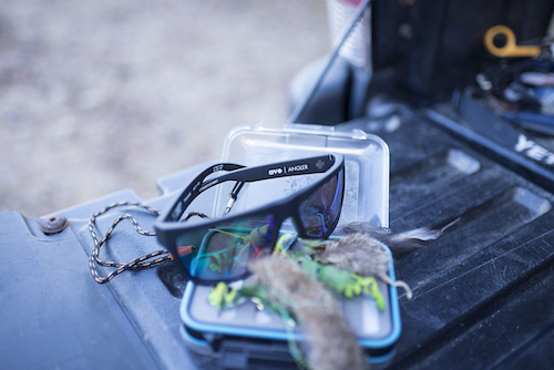 These Spy Optic Angler frames are comfortable and capable on the water.