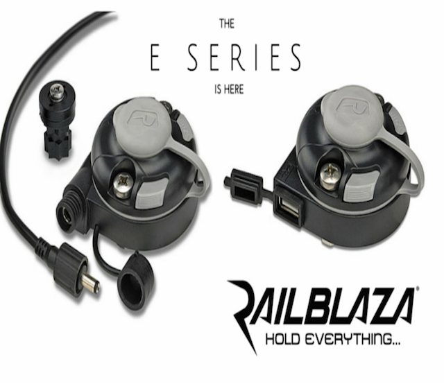 Simply plug in your electronics to the mount's base and go fishing. Photos: Courtesy RAILBLAZA USA