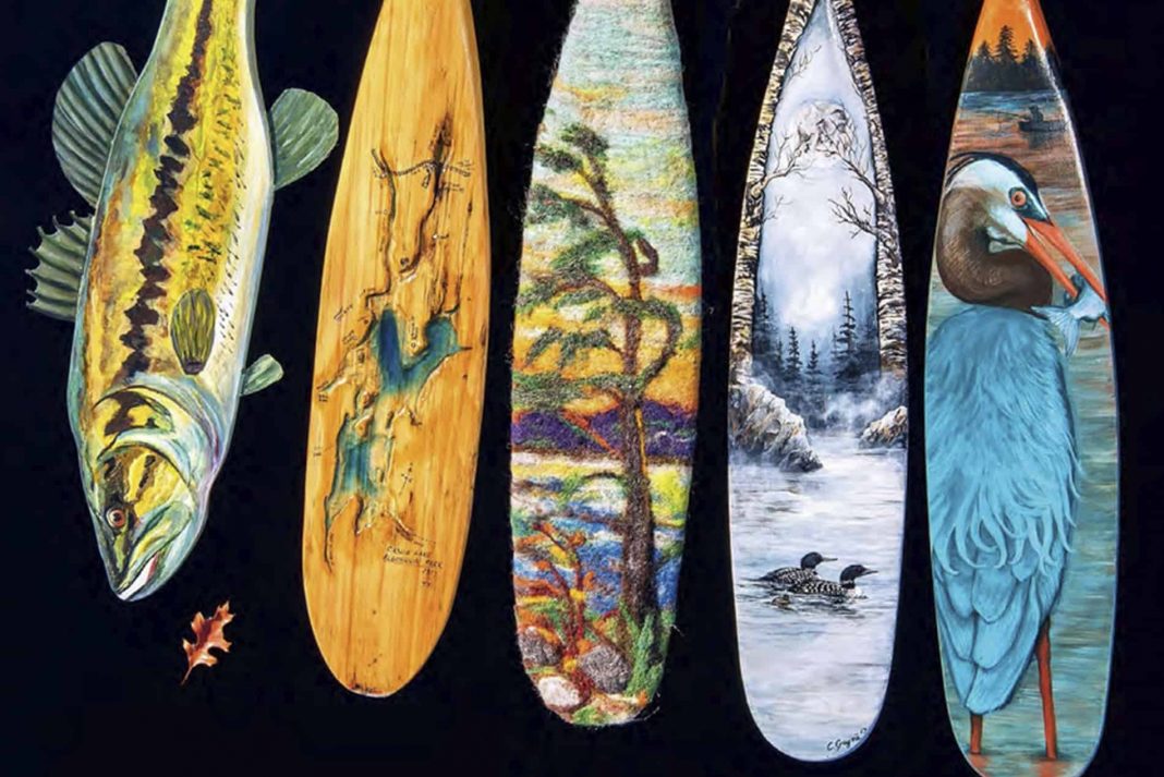 How 5 Artists Reimagined Canoe Paddles