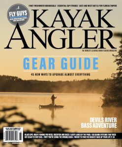 Cover of Kayak Angler Magazine Issue 31, Early Summer 2017
