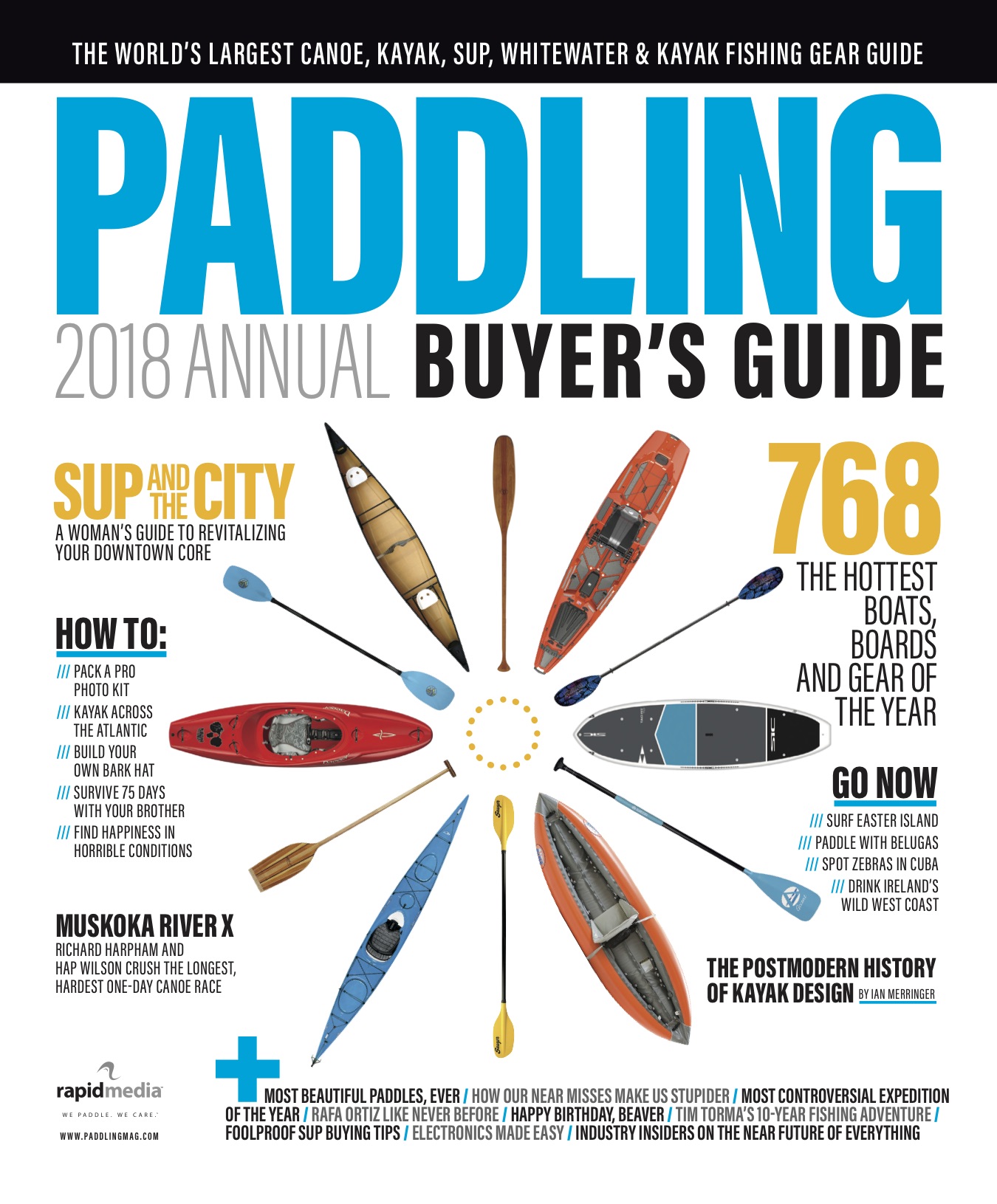 Cover of the 2015 Paddling Buyer's Guide