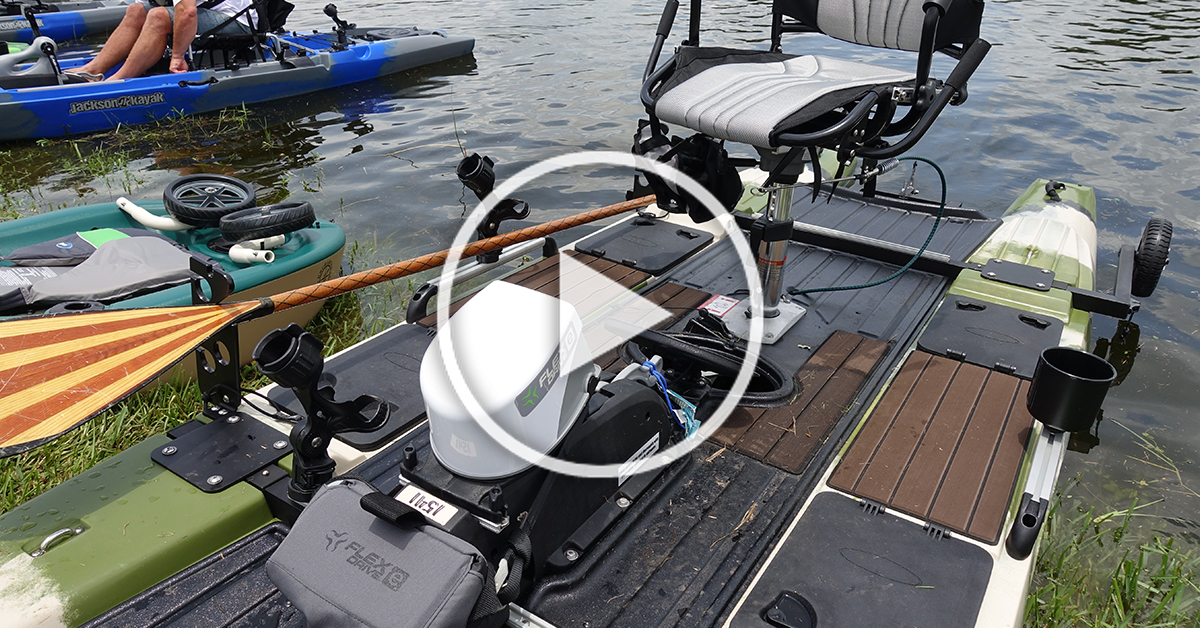 Leesbaarheid Voorverkoop Heup Jackson Kayak Flex Drive E Kayak Electric Motor | Kayak Angler