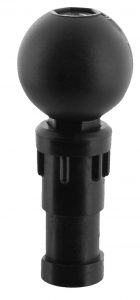 Scotty 169 1.5” Ball with Post for fishing kayak rigging