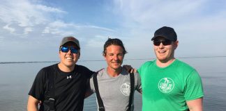 Kwin Morris and Joe Lorenz paddled 70 miles