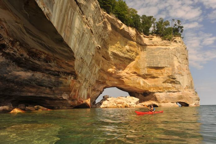 Lake Superior in Pictured Rocks, Michigan