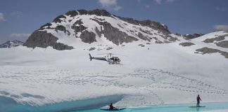 camping and glacier kayaking