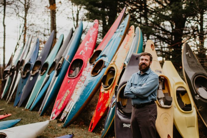 Adam Pearsall with his impressive collection of C1s at his home in Glen Falls, New York