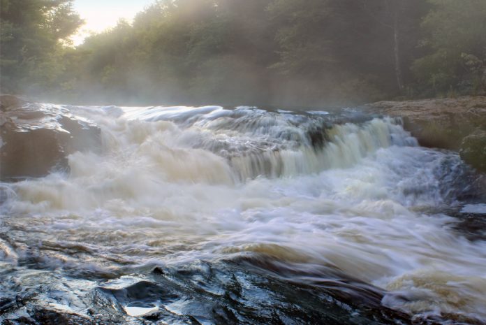 Rushing river