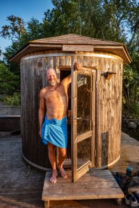 Visiting saunas in Finland