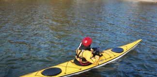 Paddling the Necky Eliza composite kayak for women
