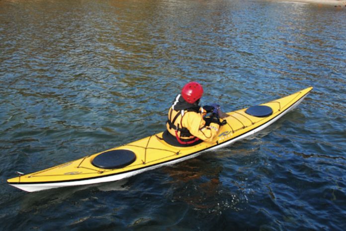 Paddling the Necky Eliza composite kayak for women