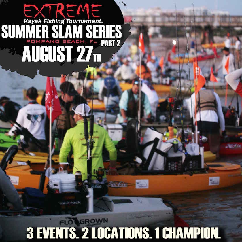 Extreme Kayak Fishing Tournament SUP and Fitness Race August 27th
